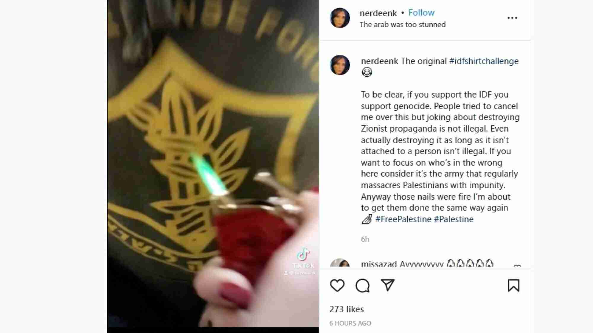 Kiswani threatens to light a black man on fire for supporting Israel