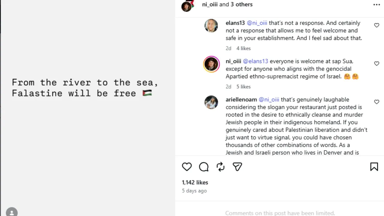 'Jews are welcome, Zionists are not,' say owners of Vietnamese restaurant in Colorado